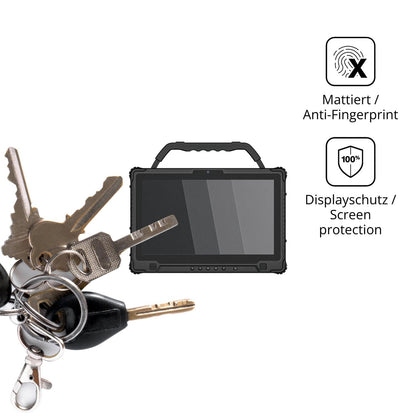 dipos Displayschutz für Emdoor EM-I14M, mattierte Oberfläche, Blickschutzfilter und perfekter Passform