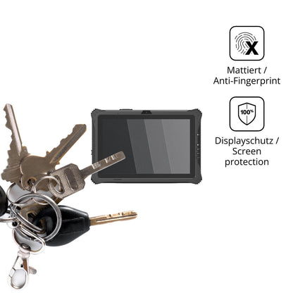 dipos Displayschutz für Emdoor EM-I20L, mattierte Oberfläche, Blickschutzfilter und perfekter Passform