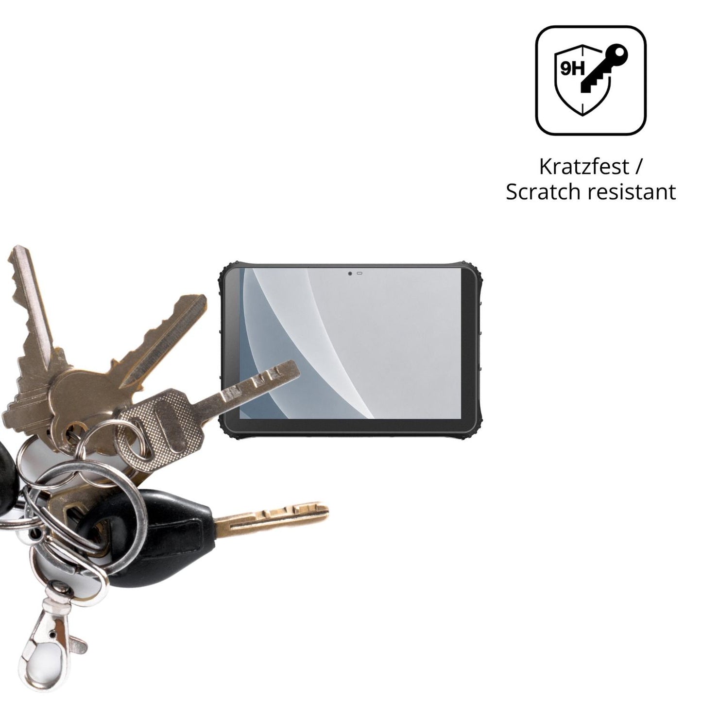 dipos Displayschutz für Emdoor EM-Q225MP, mattierte Oberfläche, robuste Festigkeit und perfekte Passform