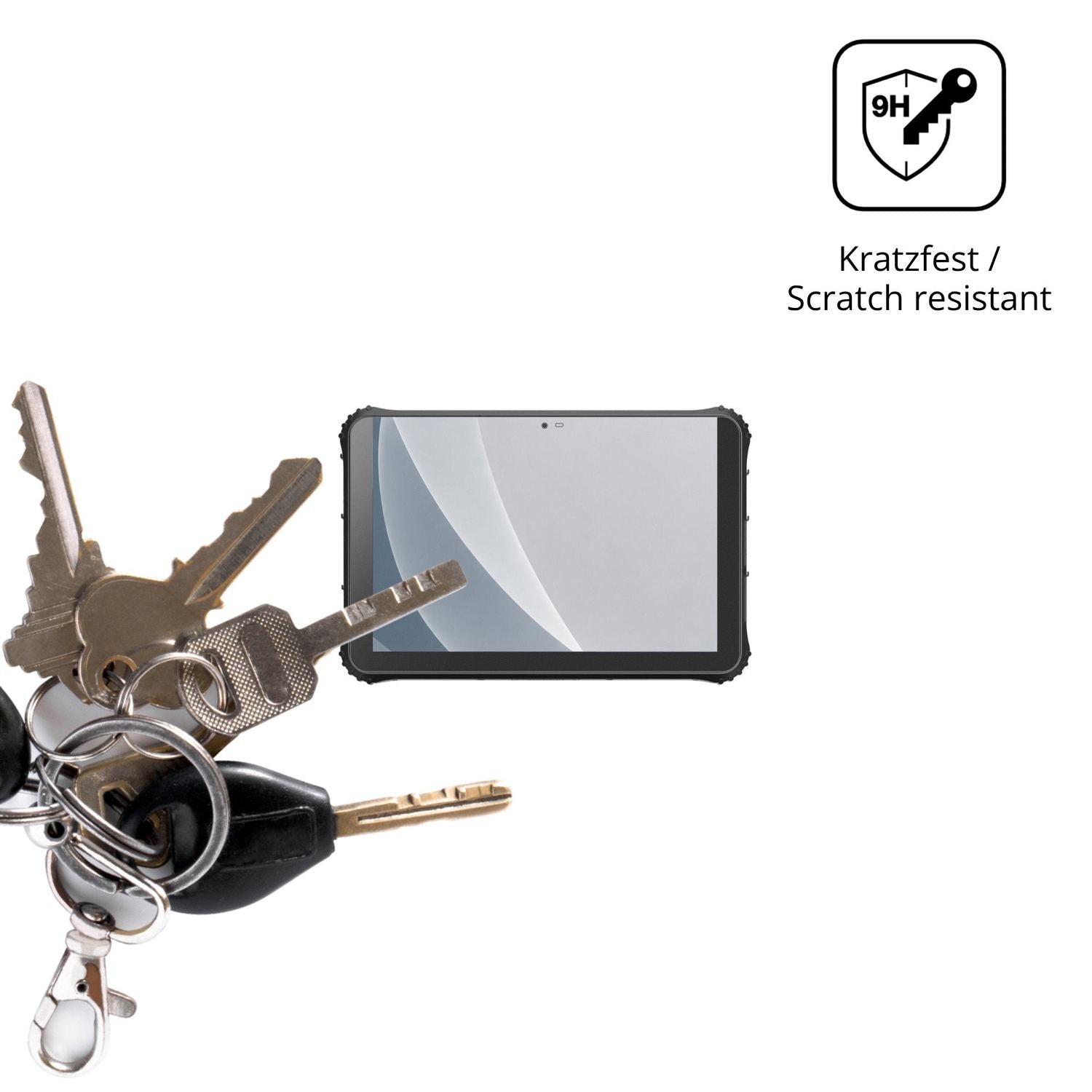 dipos Displayschutz für Emdoor EM-Q225MP, mattierte Oberfläche, robuste Festigkeit und perfekte Passform