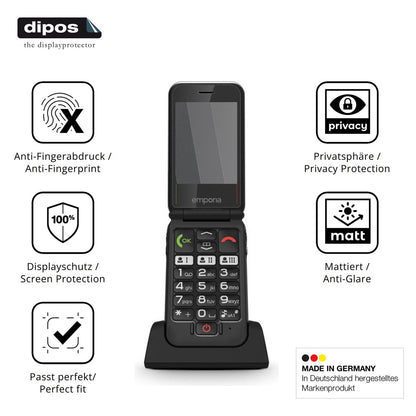 Screen Protector for Emporia Joy LTE Privacy Filter 4-Way Protection dipos