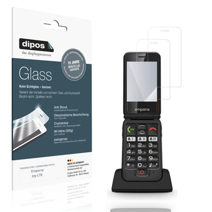 2x Screen Protector for Emporia Joy LTE Flexible Glass 9H dipos