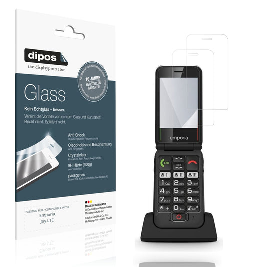 2x Screen Protector for Emporia Joy LTE Flexible Glass 9H dipos
