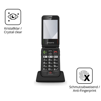 2x Screen Protector for Emporia Joy LTE Flexible Glass 9H dipos