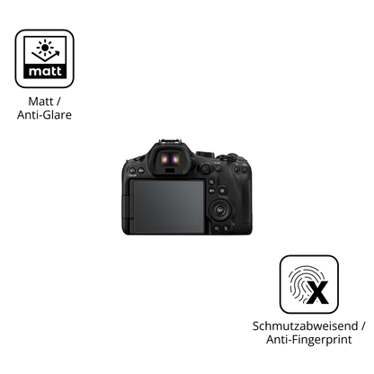 Dünne und entspiegelnde Folie passend zugeschnitten für EOS R6 Mark III