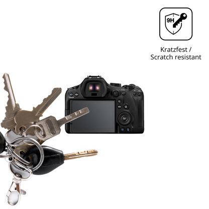dipos Displayschutz für EOS R6 Mark III, mattierte Oberfläche, robuste Festigkeit und perfekte Passform