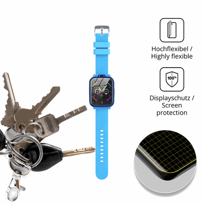 dipos Displayschutz für Eoxxon T13, transparente Oberfläche, perfekte Passform auch für die Rundungen
