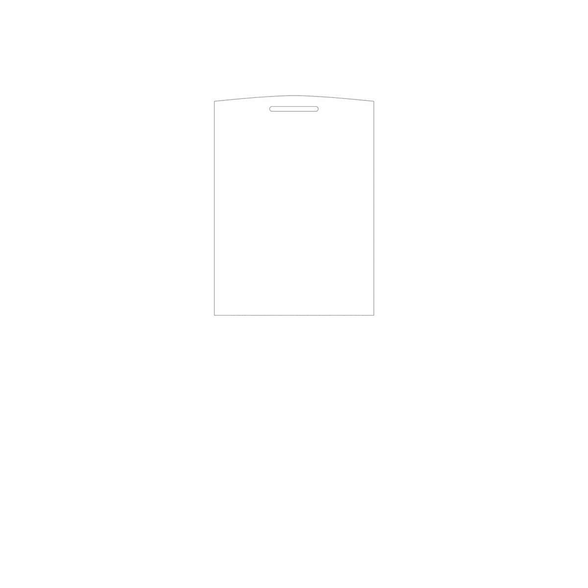 dipos Displayschutz für Ergo B185, mattierte Oberfläche, geringe Dicke und perfekte Passform