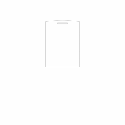 dipos Displayschutz für Ergo B185, mattierte Oberfläche, geringe Dicke und perfekte Passform