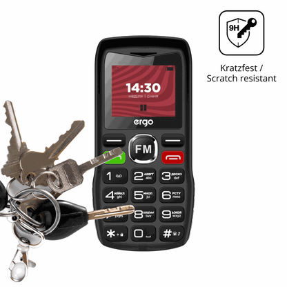 dipos Displayschutz für Ergo R182, mattierte Oberfläche, robuste Festigkeit und perfekte Passform
