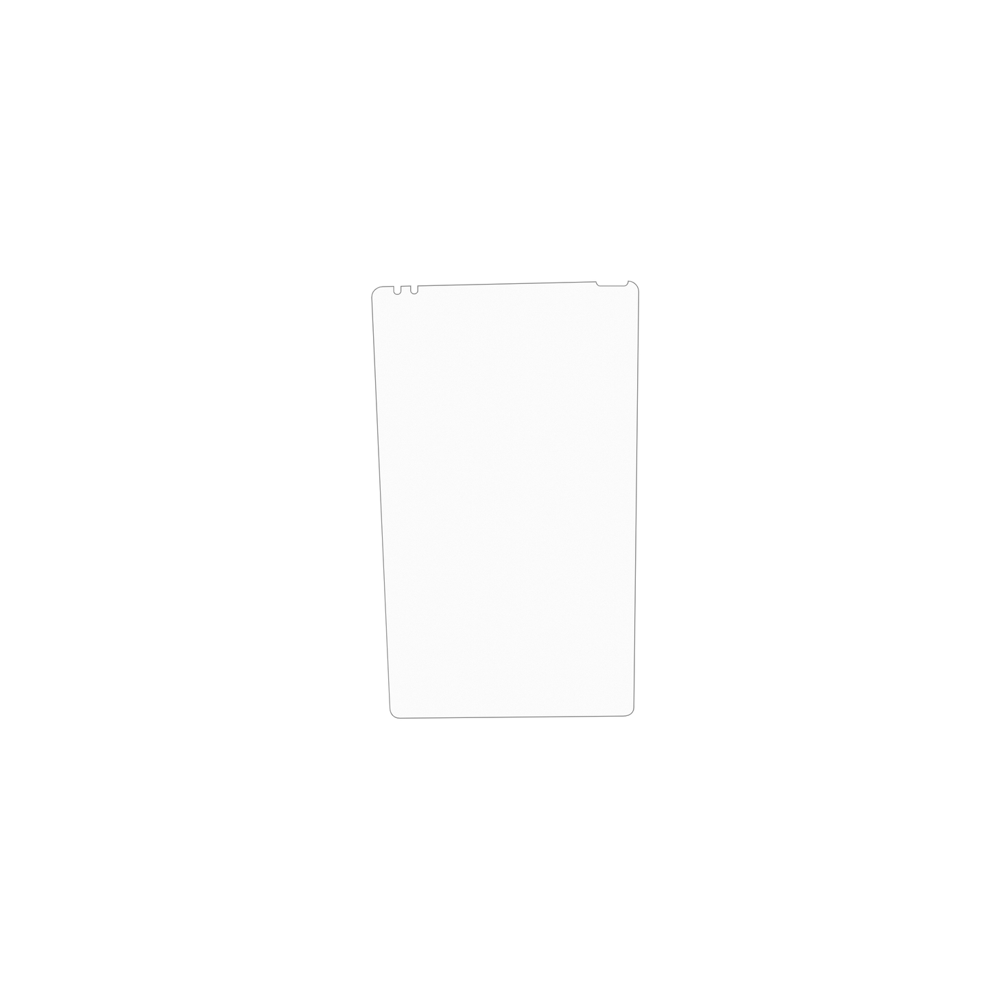 dipos Displayschutz für Ersin 8 Zoll ES8584C-HCG, mattierte Oberfläche, geringe Dicke und perfekte Passform