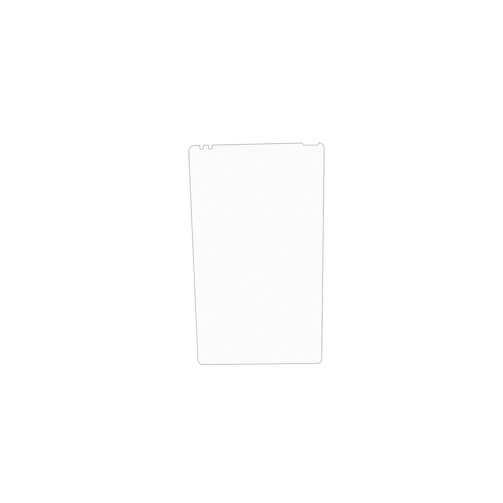 dipos Displayschutz für Ersin 8 Zoll ES8584C-HCG, mattierte Oberfläche, geringe Dicke und perfekte Passform