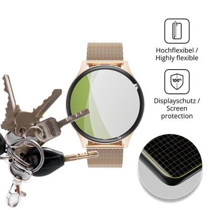 dipos Displayschutz für ESFOE FV21, transparente Oberfläche, perfekte Passform auch für die Rundungen