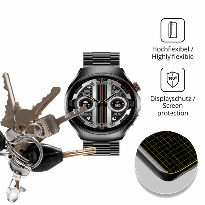 dipos Displayschutz für ET460 1.47 Zoll, transparente Oberfläche, geringe Dicke und perfekte Passform