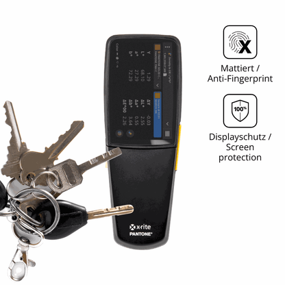 dipos Displayschutz für exact 2, mattierte Oberfläche, Blickschutzfilter und perfekter Passform