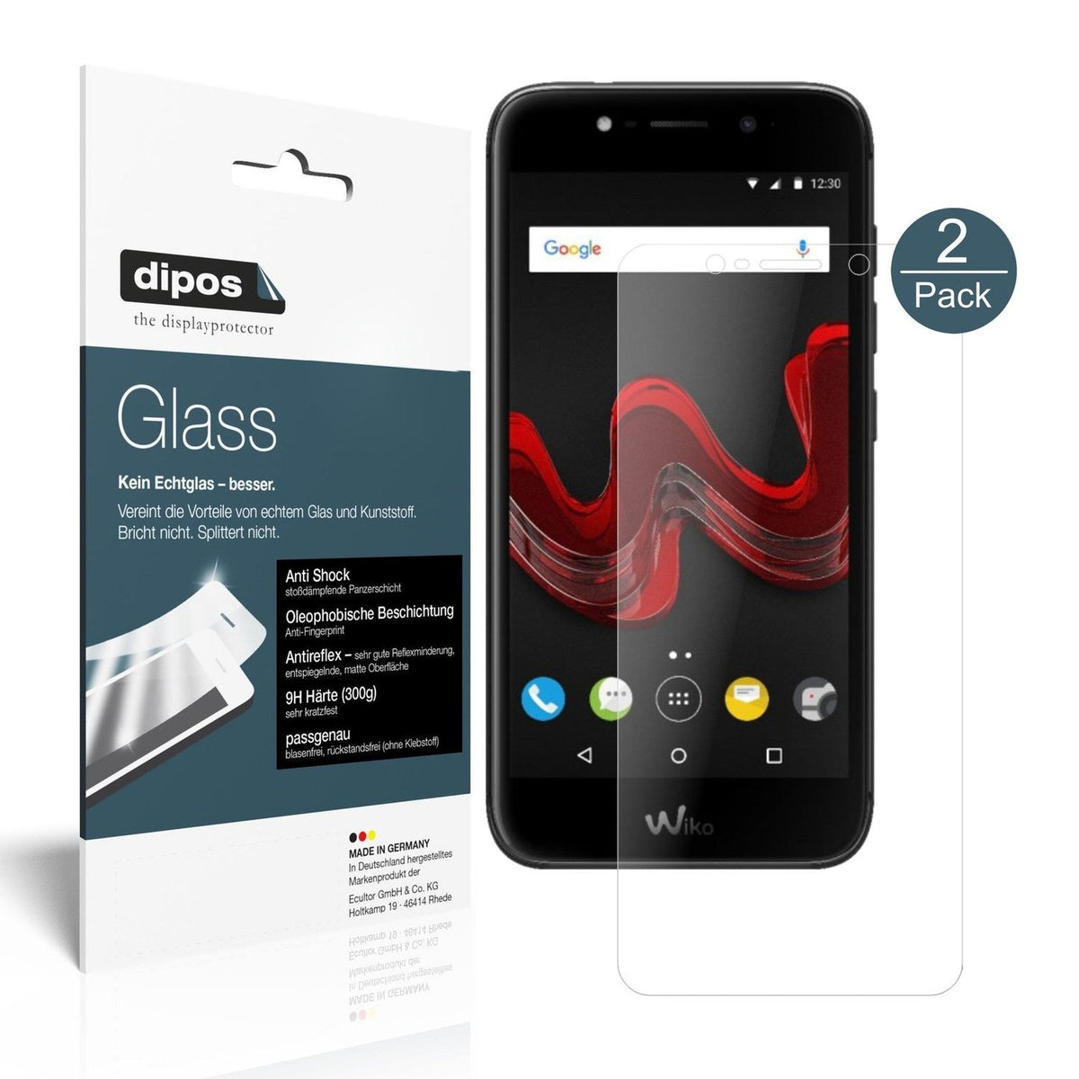 dipos 2x 9H Matte Screen Protector for Wiko Wim Lite