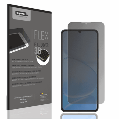 Full Cover Privacy Film for Realme Note 80 Screen Protector Anti-Shock