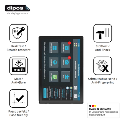 Displayschutz hergestellt in Deutschland, höchste Qualität made in Germany