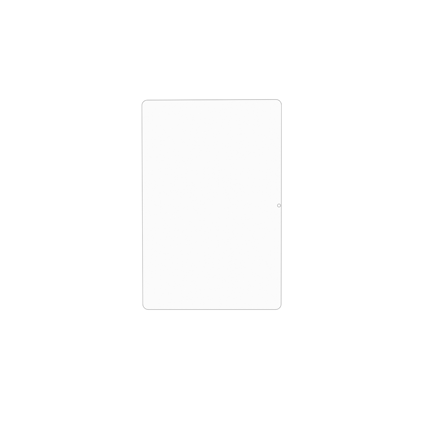 dipos Displayschutz für FACILOTAB XXL Classic, mattierte Oberfläche, geringe Dicke und perfekte Passform