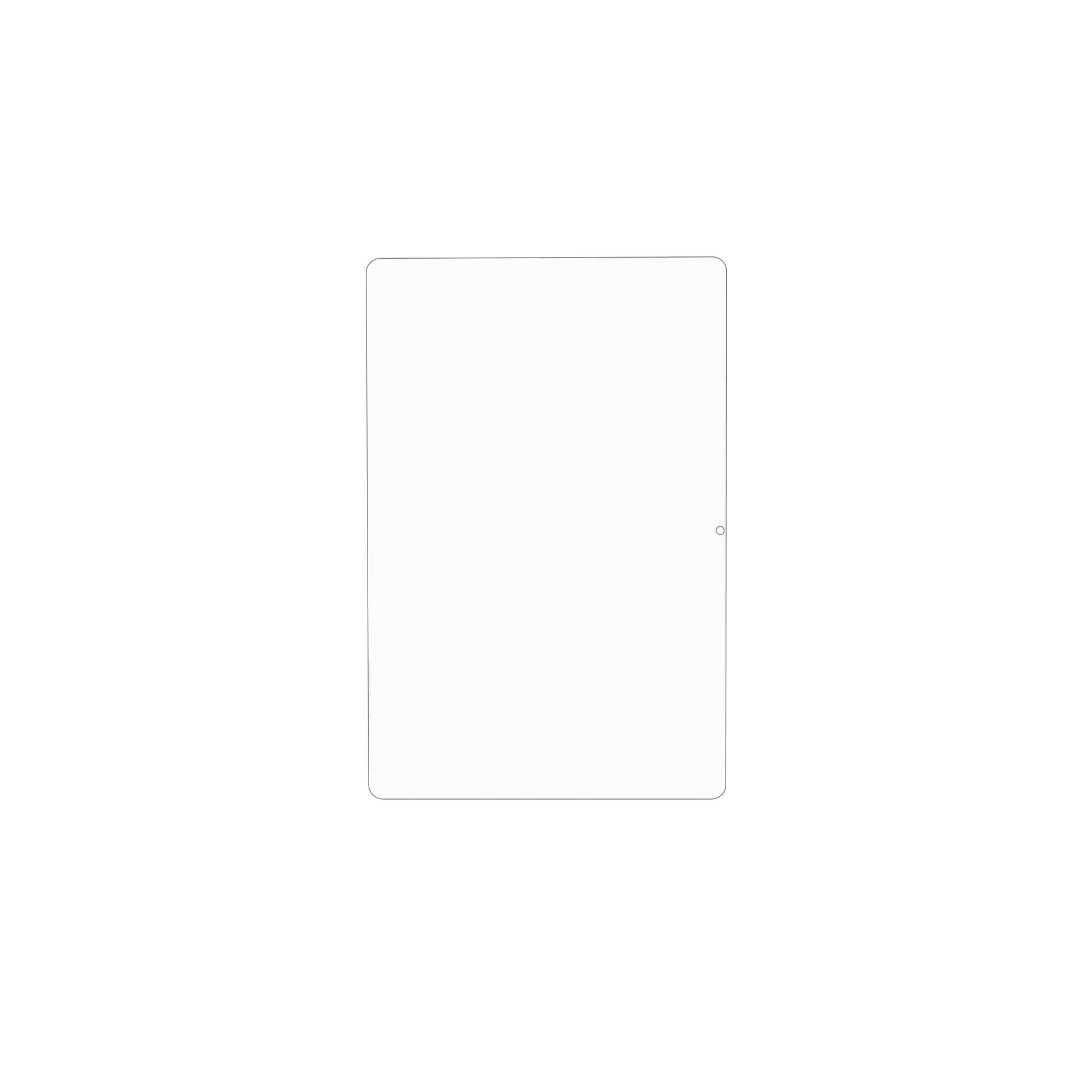 dipos Displayschutz für FACILOTAB XXL Classic, mattierte Oberfläche, geringe Dicke und perfekte Passform