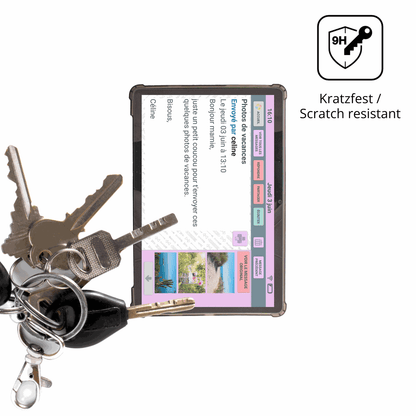 dipos Displayschutz für FACILOTAB XXL Classic, mattierte Oberfläche, robuste Festigkeit und perfekte Passform