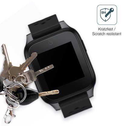 dipos Displayschutz für Family Watch MT46, mattierte Oberfläche, robuste Festigkeit und perfekte Passform