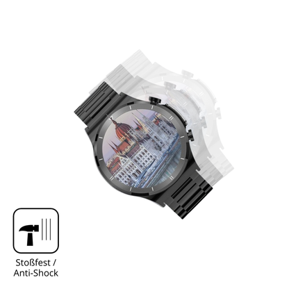Schutz gegen Kratzer auf dem Fanttik Smartwatch 1.39 Zoll Glas durch Schlüssel, Stöße gegen die Tischkante oder Stürze