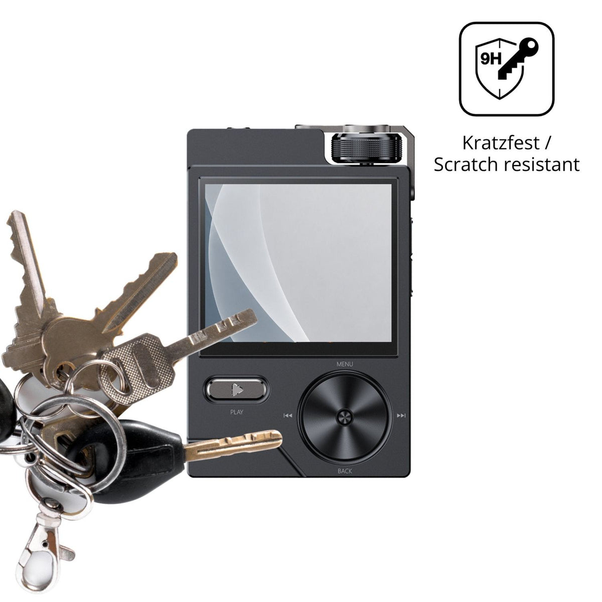 dipos Displayschutz für Fanvace F30, mattierte Oberfläche, robuste Festigkeit und perfekte Passform