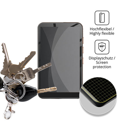 dipos Displayschutz für Fanvace K22, mit Blickschutzfilter und perfekter Passform auch für die Rundungen