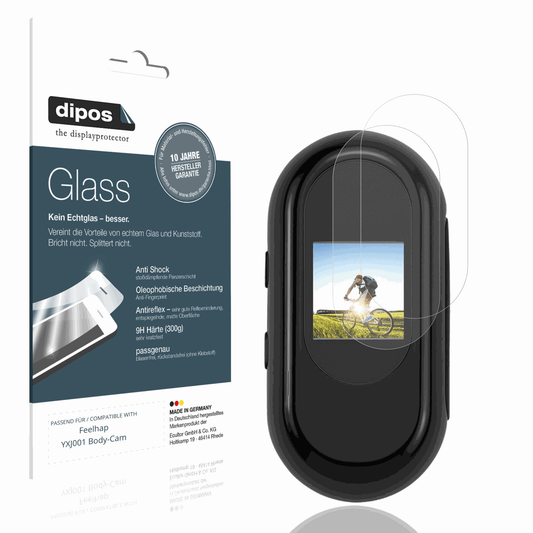 2x Screen Protector for Feelhap YXJ001 Body-Cam matte Flexible Glass 9H dipos