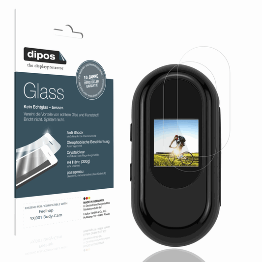 2x Screen Protector for Feelhap YXJ001 Body-Cam Flexible Glass 9H dipos