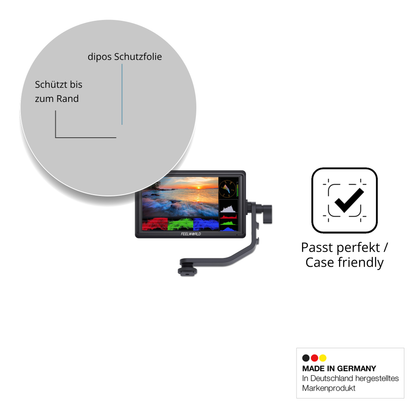 Besonders flexibler Displayschutz mit Anti-Shock-Schicht im Materialmix