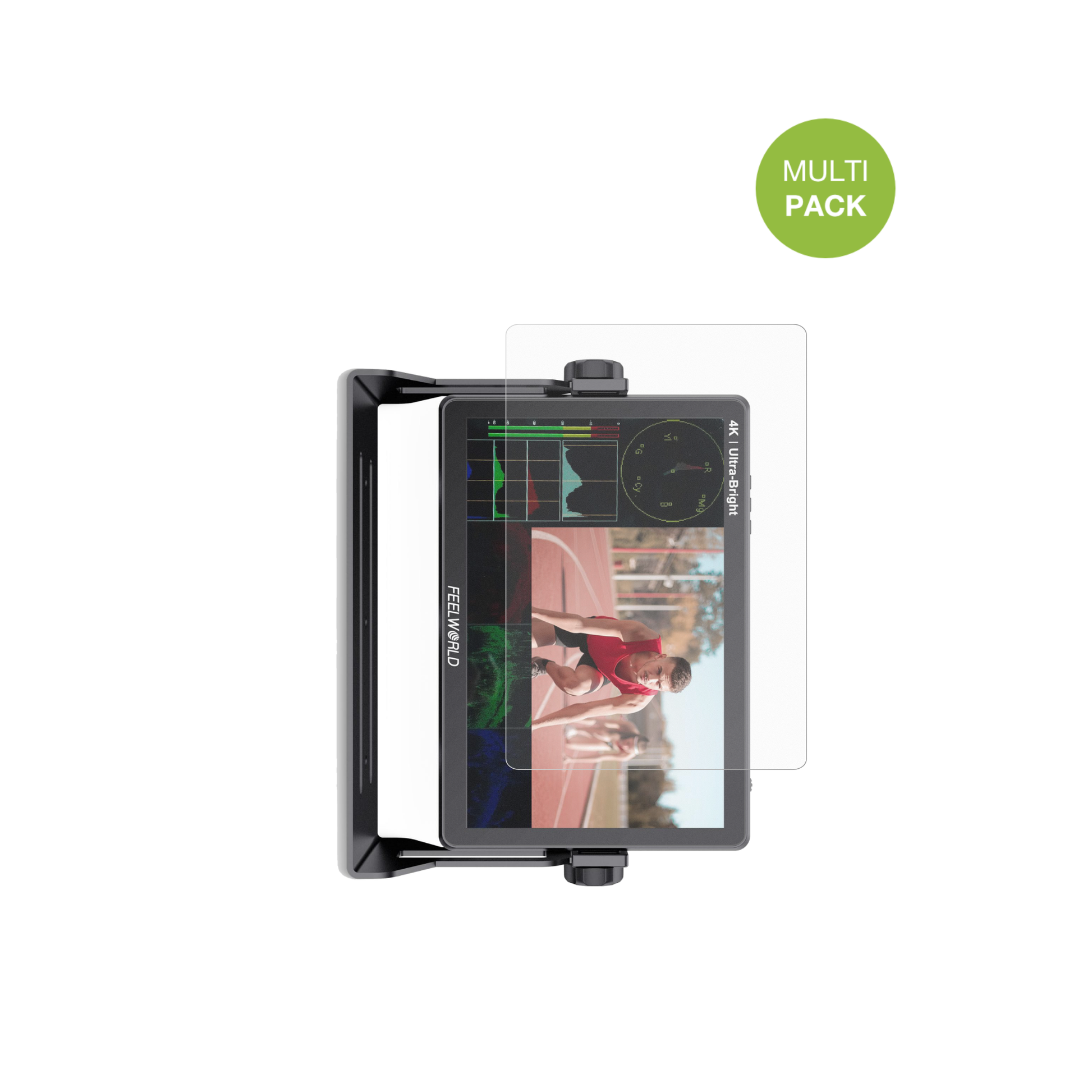FeelworldLUT 11H 10.1 Zoll mit aufgebrachter dipos Displayschutzfolie, die lästige Fingerabdrücke minimiert