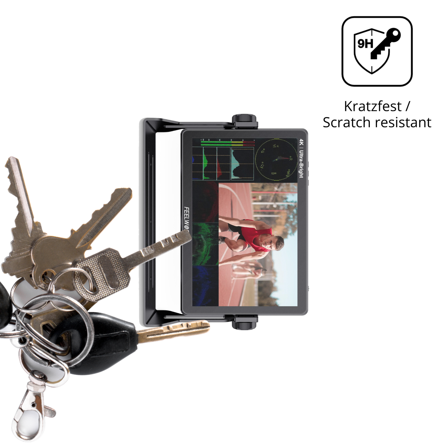 dipos Displayschutz für Feelworld LUT 11H 10.1 Zoll, mattierte Oberfläche, robuste Festigkeit und perfekte Passform