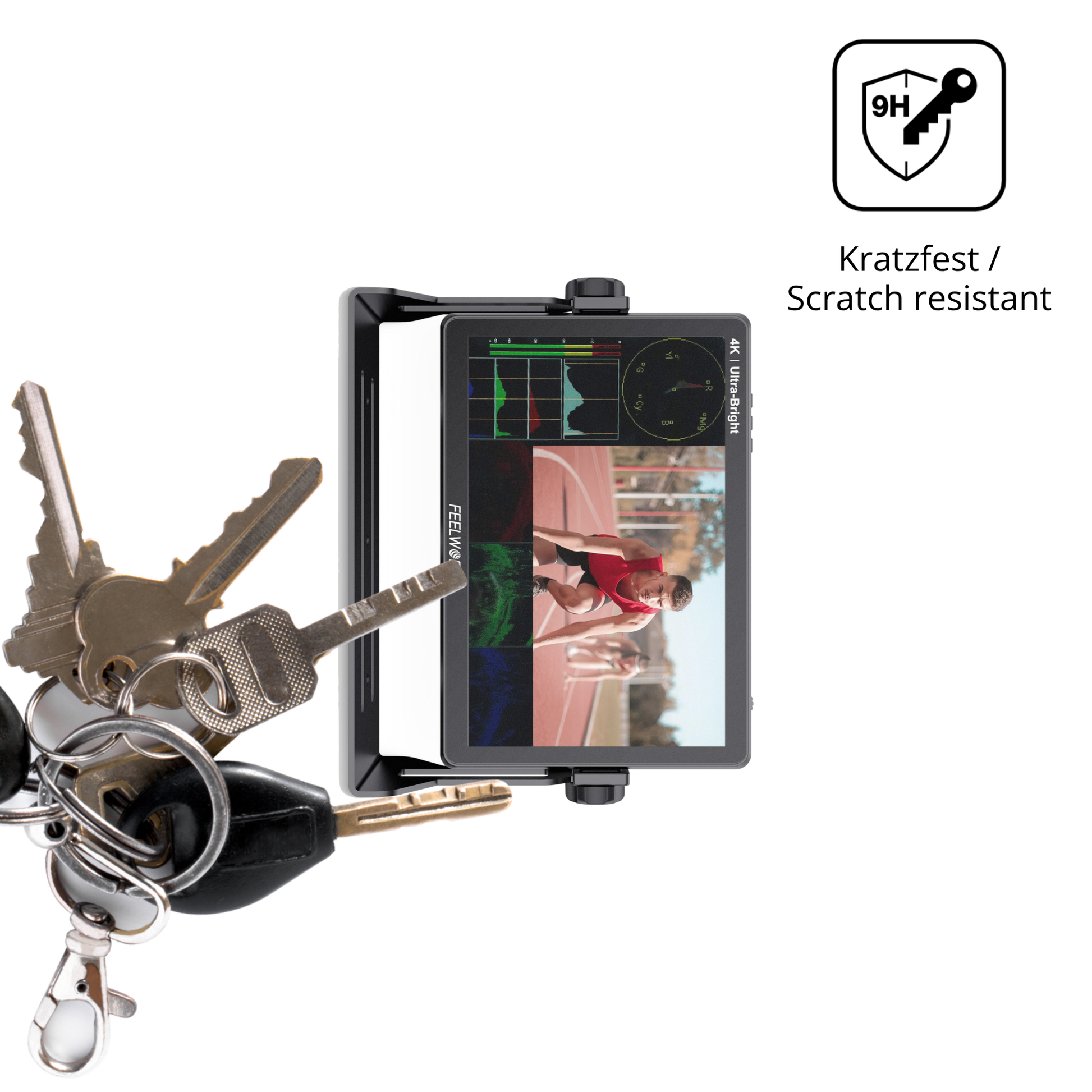 dipos Displayschutz für Feelworld LUT 11H 10.1 Zoll, mattierte Oberfläche, robuste Festigkeit und perfekte Passform