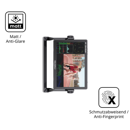 9H Hartbeschichtete, flexible Folie passend zugeschnitten für Feelworld LUT 11H 10.1 Zoll