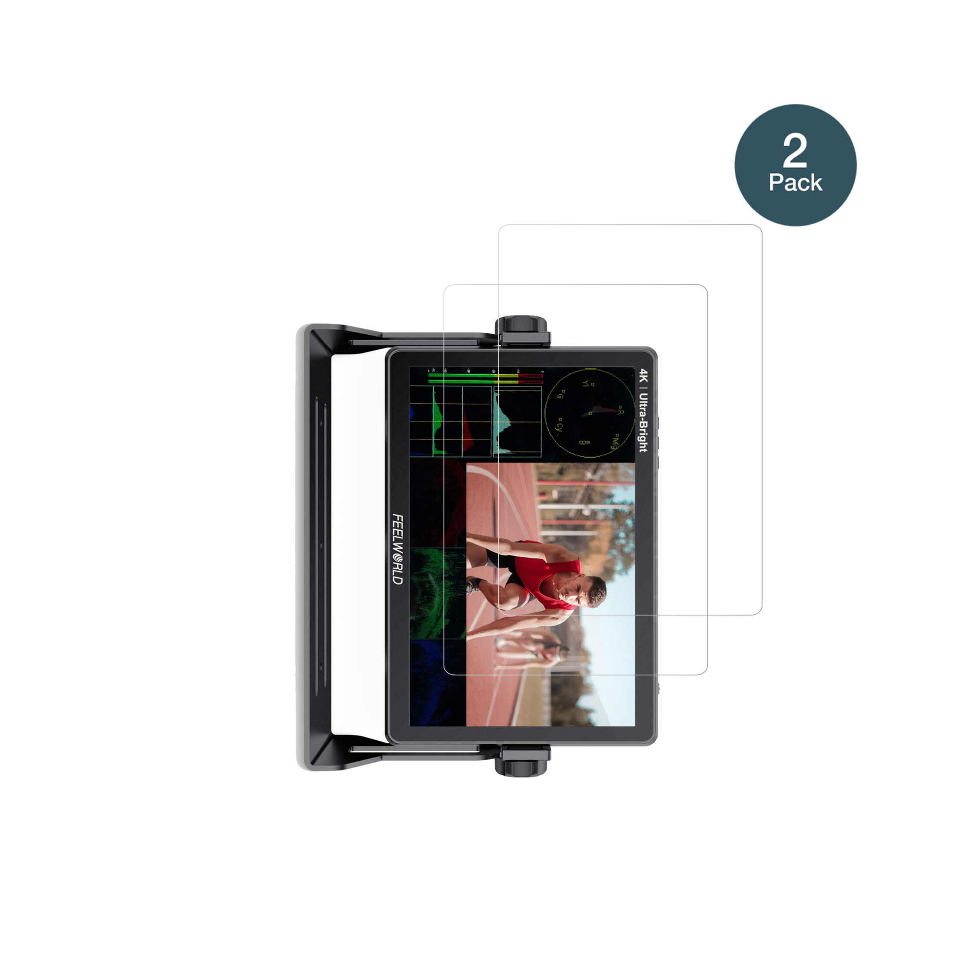 FeelworldLUT 11H 10.1 Zoll mit aufgebrachter dipos Flex Schutzfolie, glasklare Darstellung ohne Einschränkungen