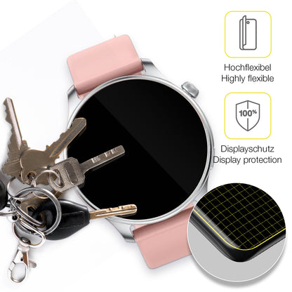 dipos Displayschutz für Fempoin T10 Pro 1.43 Zoll, transparente Oberfläche, geringe Dicke und perfekte Passform