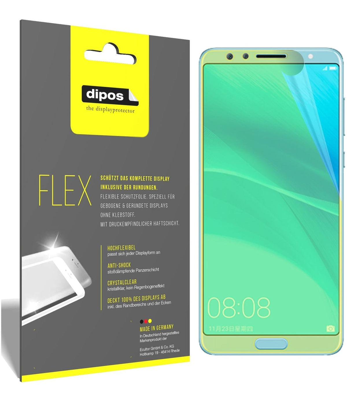 2x 3D Full Cover Screen Protector for Huawei Nova 2S