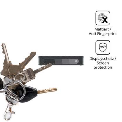 dipos Displayschutz für FiiO DM13 BT, mattierte Oberfläche, Blickschutzfilter und perfekter Passform