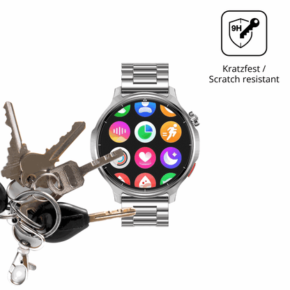 dipos Displayschutz für Fitdafit 1.52 Zoll Smartwatch, mattierte Oberfläche, robuste Festigkeit und perfekte Passform