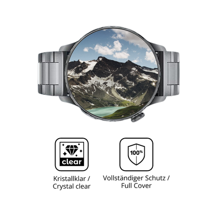 Dünne und klare Folie passend zugeschnitten für FITFLEX 1.43 Zoll Smartwatch