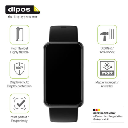 Schutz gegen Kratzer auf dem Asmoda Fitnesstracker 1,47 Zoll Glas durch Schlüssel, Stöße gegen die Tischkante oder Stürze