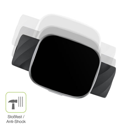 Schutz gegen Kratzer auf dem Catgiff A22 Smartwatch Glas durch Schlüssel, Stöße gegen die Tischkante oder Stürze