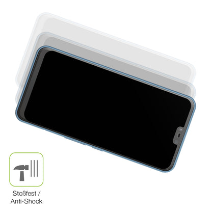 Schutz gegen Kratzer auf dem Fujitsu Arrows J Glas durch Schlüssel, Stöße gegen die Tischkante oder Stürze