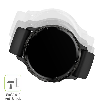 Schutz gegen Kratzer auf dem Garmin Venu 3 Glas durch Schlüssel, Stöße gegen die Tischkante oder Stürze