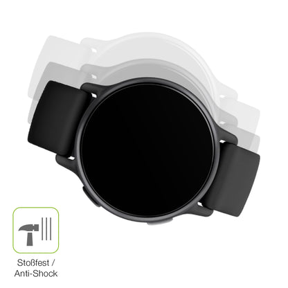 Schutz gegen Kratzer auf dem Garmin Vivoactive 5 Glas durch Schlüssel, Stöße gegen die Tischkante oder Stürze