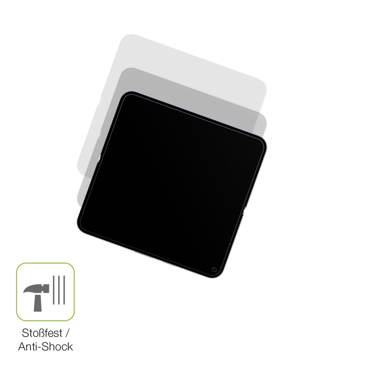 Schutz gegen Kratzer auf dem Google Pixel 10 Pro Fold Innenseite Glas durch Schlüssel, Stöße gegen die Tischkante oder Stürze