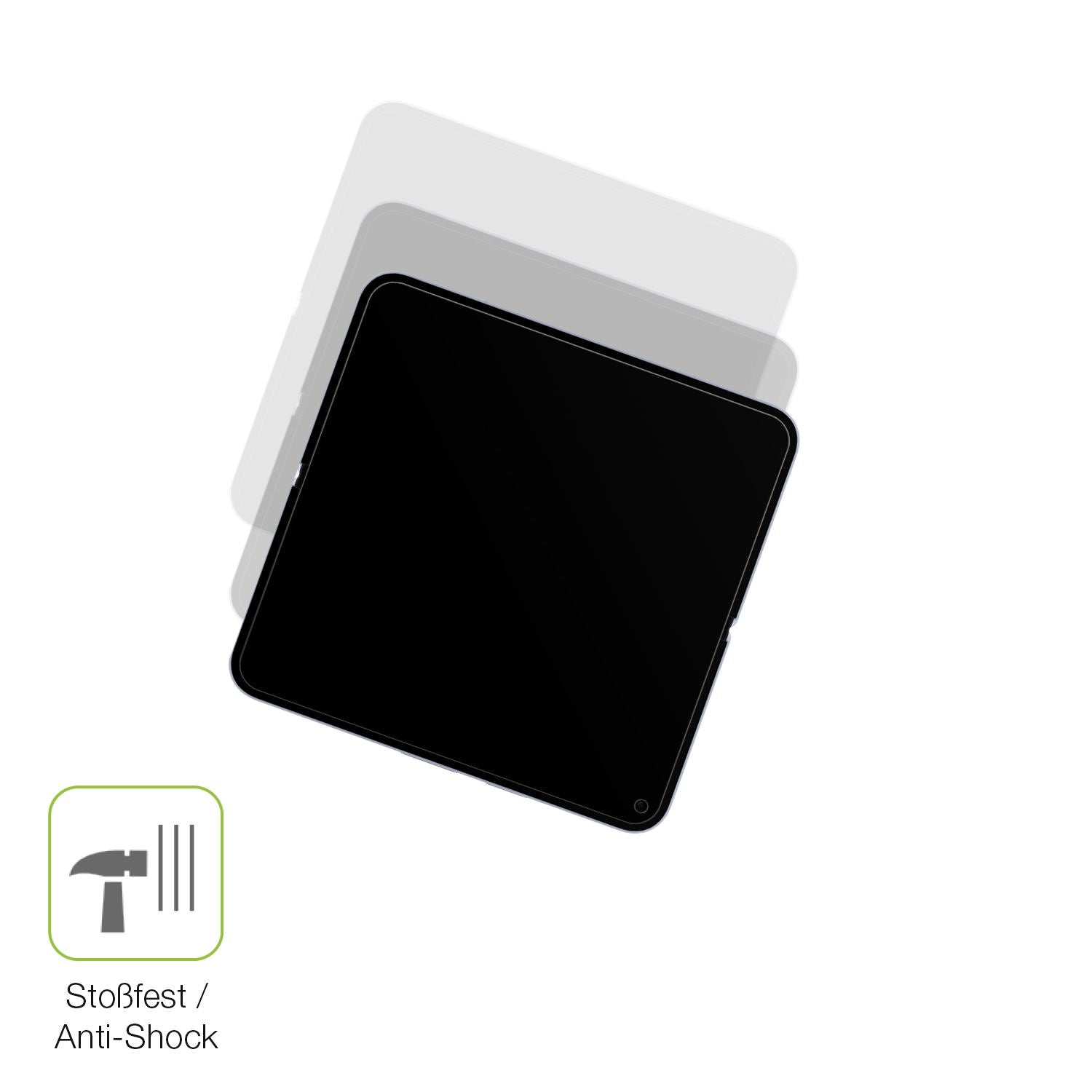 Schutz gegen Kratzer auf dem Google Pixel 10 Pro Fold Innenseite Glas durch Schlüssel, Stöße gegen die Tischkante oder Stürze