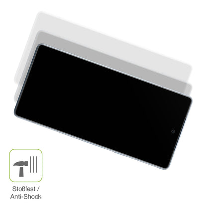 Schutz gegen Kratzer auf dem Google Pixel 7a Glas durch Schlüssel, Stöße gegen die Tischkante oder Stürze